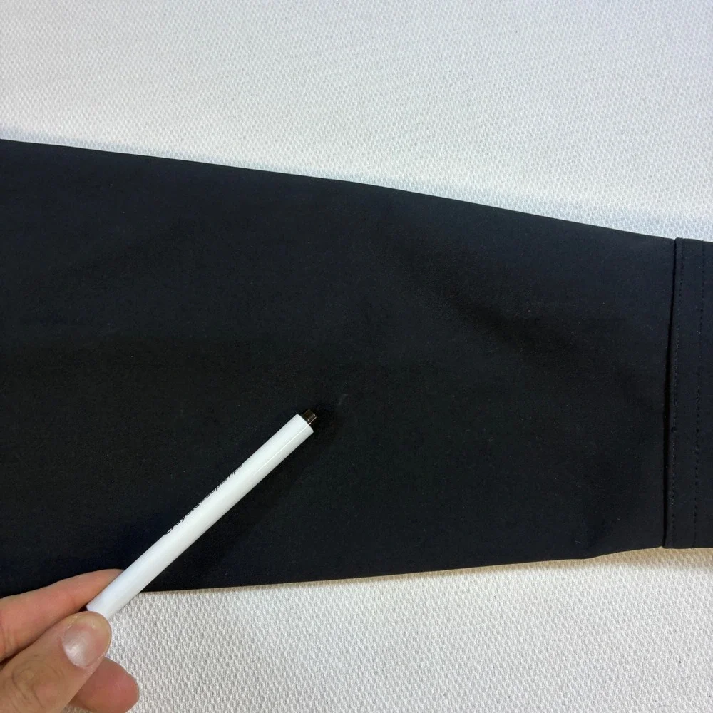 Tommy‎ Bahama Jacket Mens XL Black Blue Fleece Lined Softshell Full Zip